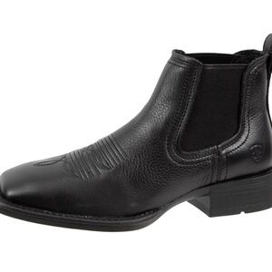 Ariat Booker Ultra Western Boot Black 11EE Extra Wide